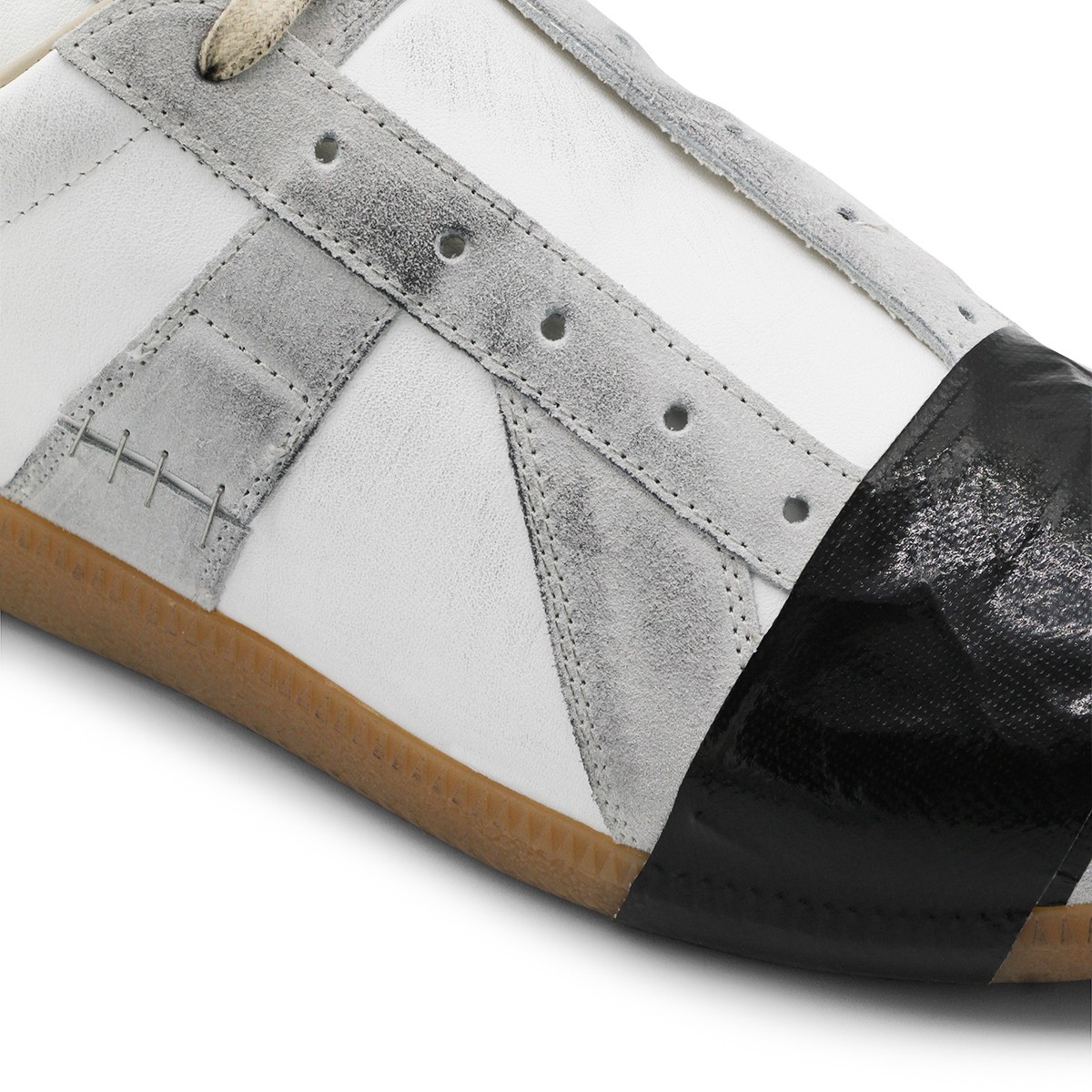 WHITE LEATHER SNEAKERS