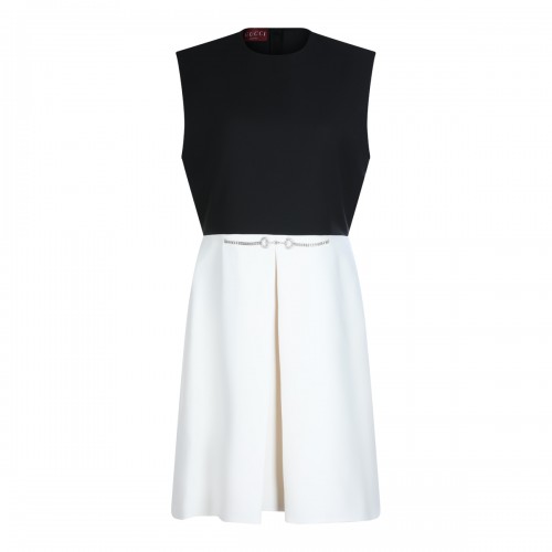 BLACK AND WHITE DRESS