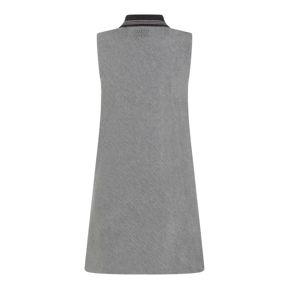 GREY AND CAMEL DRESS