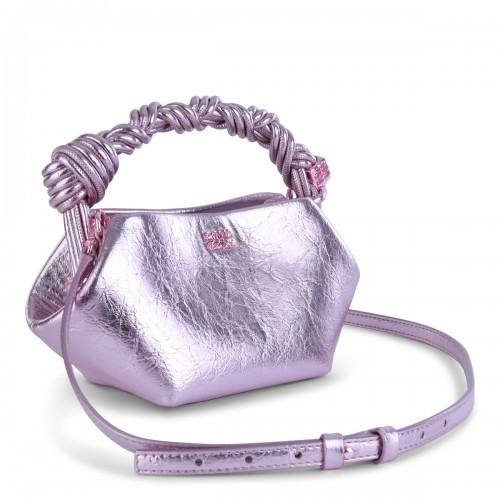 SILVER PINK TOP HANDLE BAG 2