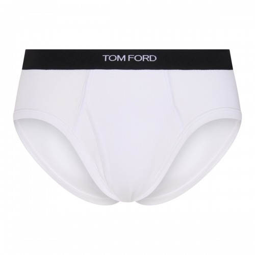 BLACK AND WHITE COTTON SLIP UNDERWEAR