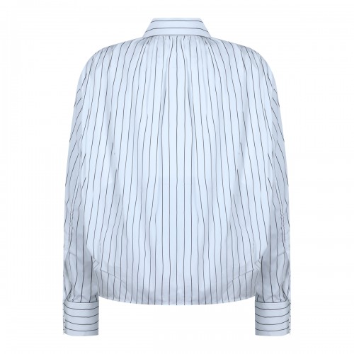 WHITE AND BLUE COTTON SHIRTS