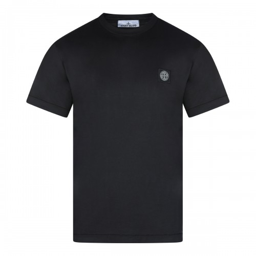 BLACK COTTON T-SHIRT