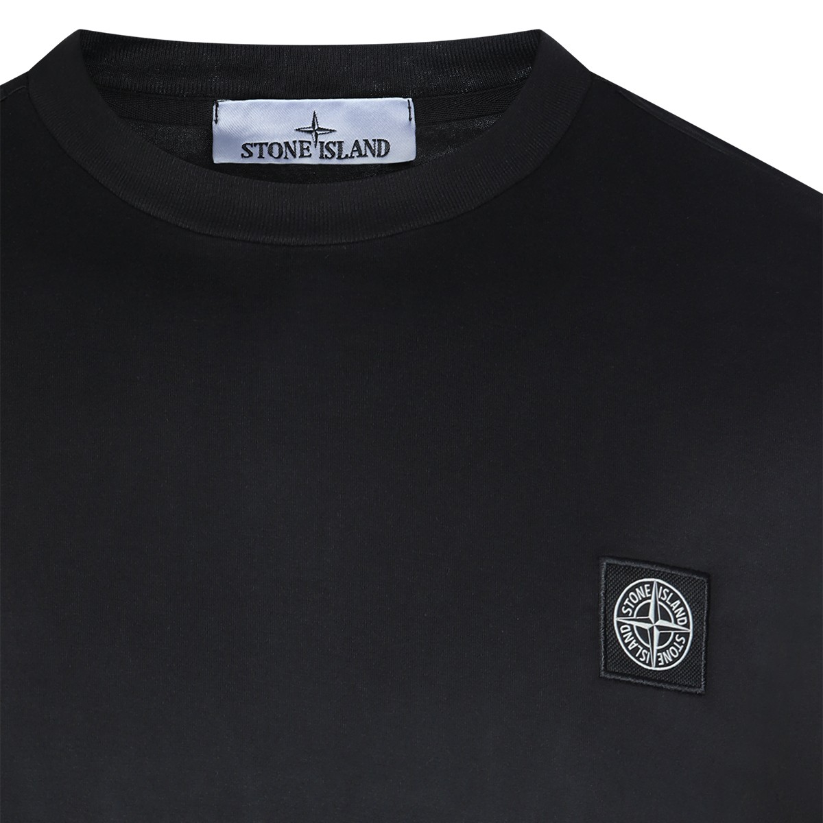 BLACK COTTON T-SHIRT