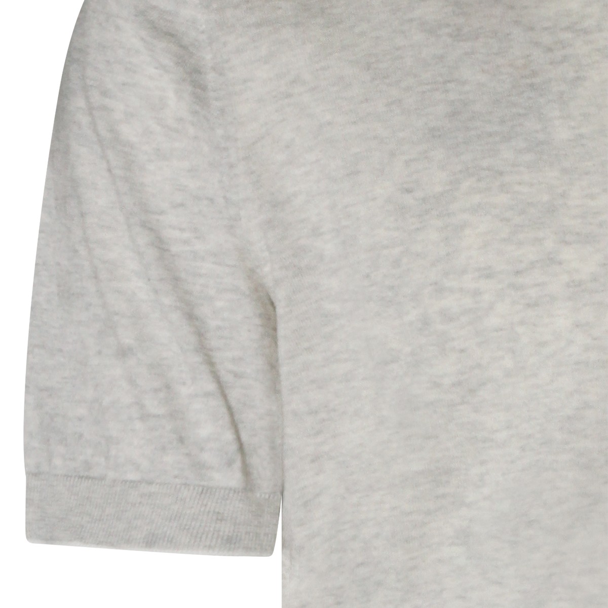 GREY COTTON POLO SHIRT