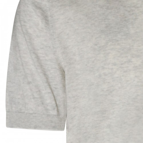 GREY COTTON POLO SHIRT