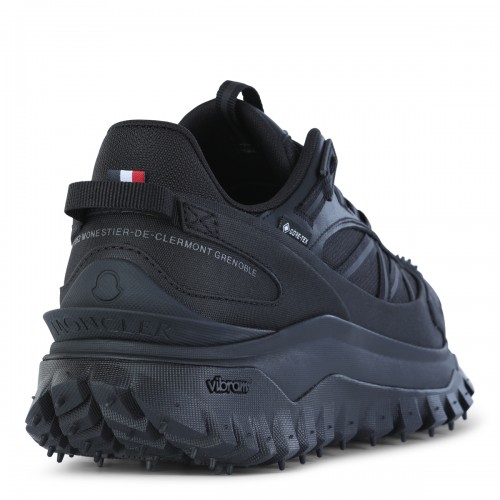 BLACK LEATHER SNEAKERS