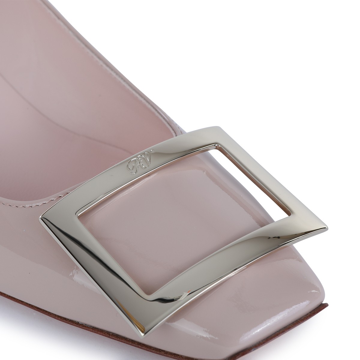 PINK LEATHER TROMPETTE PUMPS