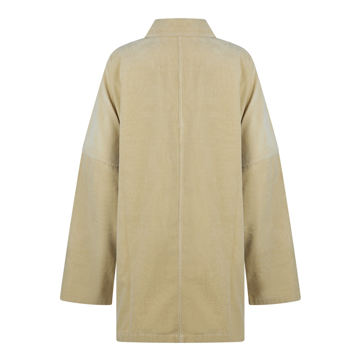 BEIGE COTTON CASUAL JACKET