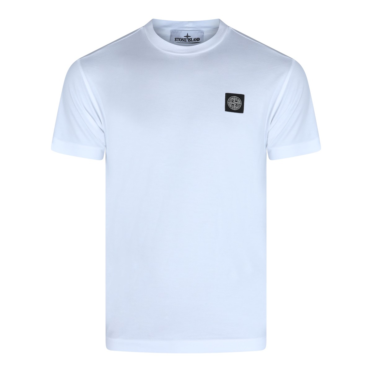 WHITE COTTON T-SHIRT
