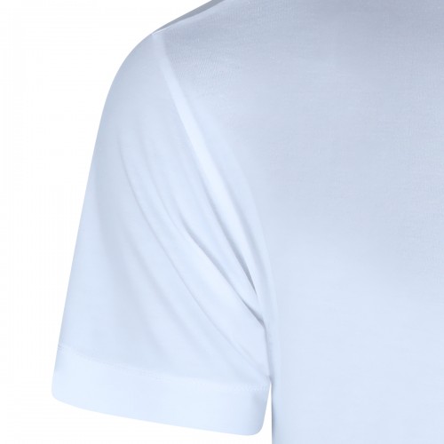 WHITE COTTON T-SHIRT