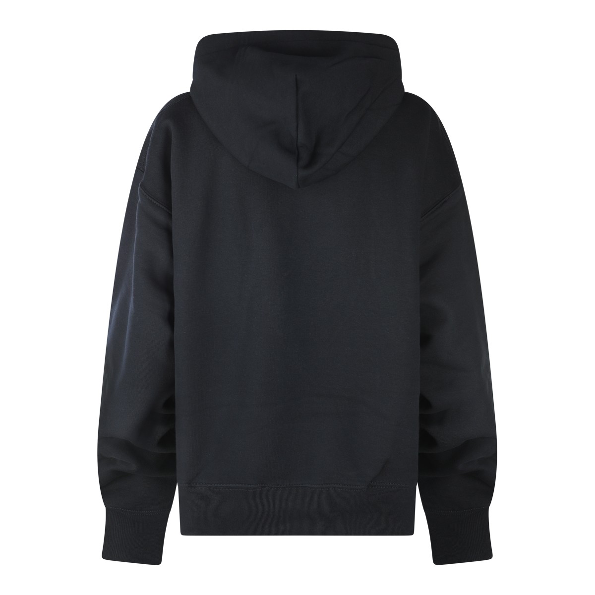 BLACK COTTON SWEATSHIRT