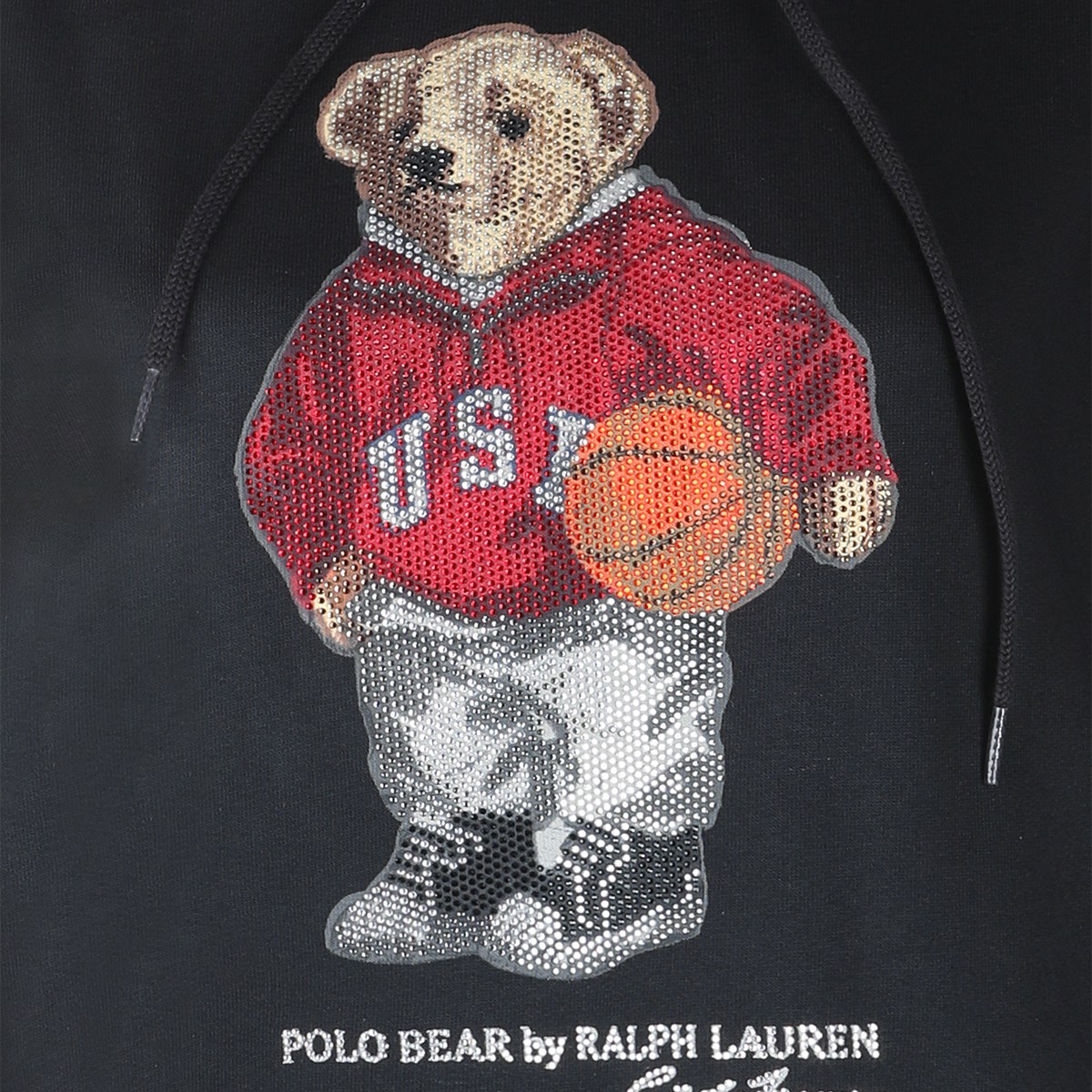 BLACK COTTON SWEATSHIRT