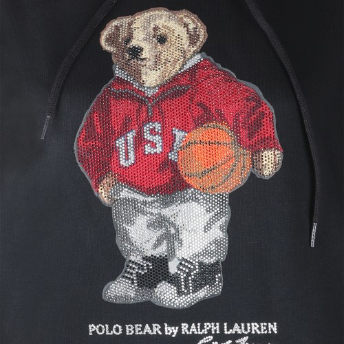 BLACK COTTON SWEATSHIRT