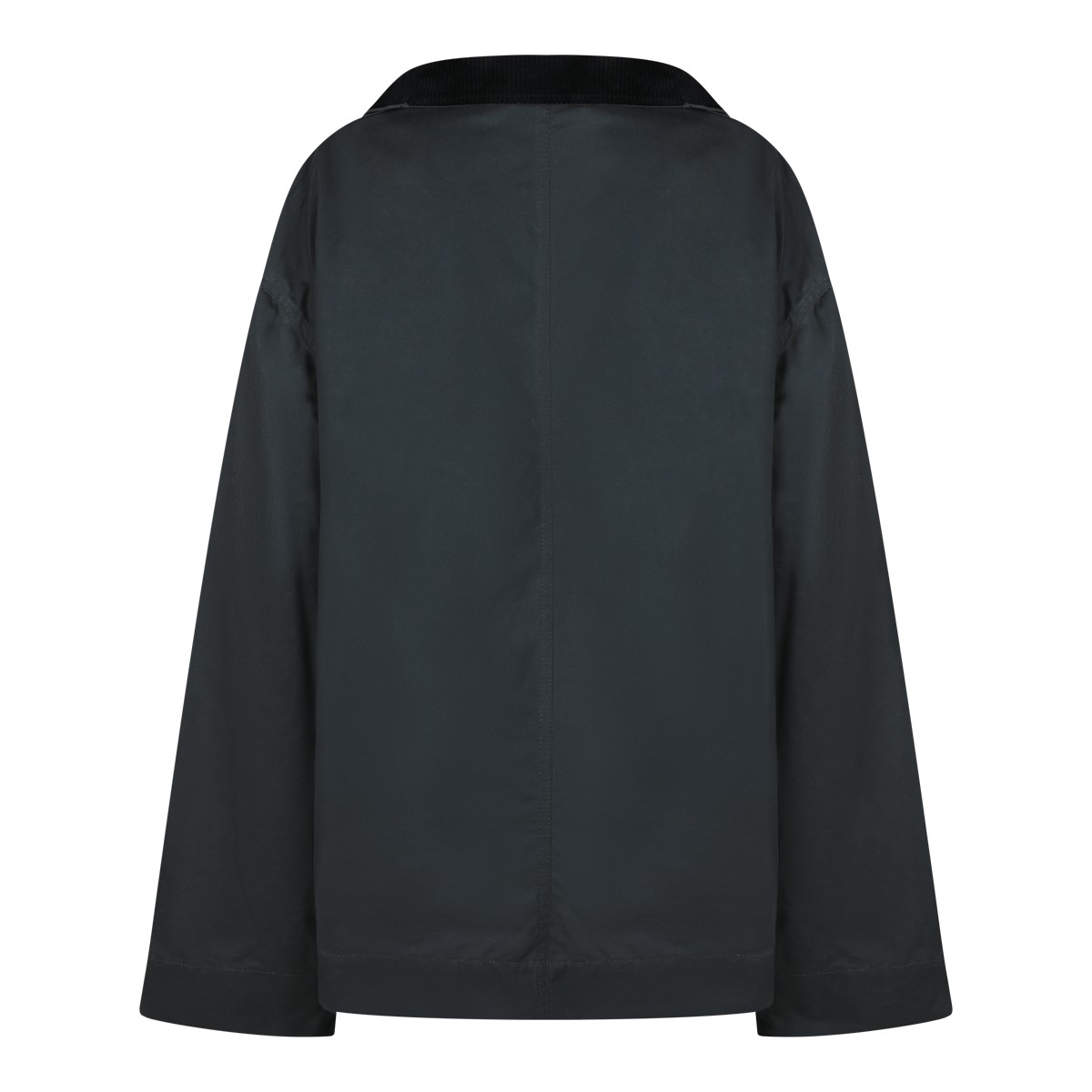 BLACK COTTON CASUAL JACKET