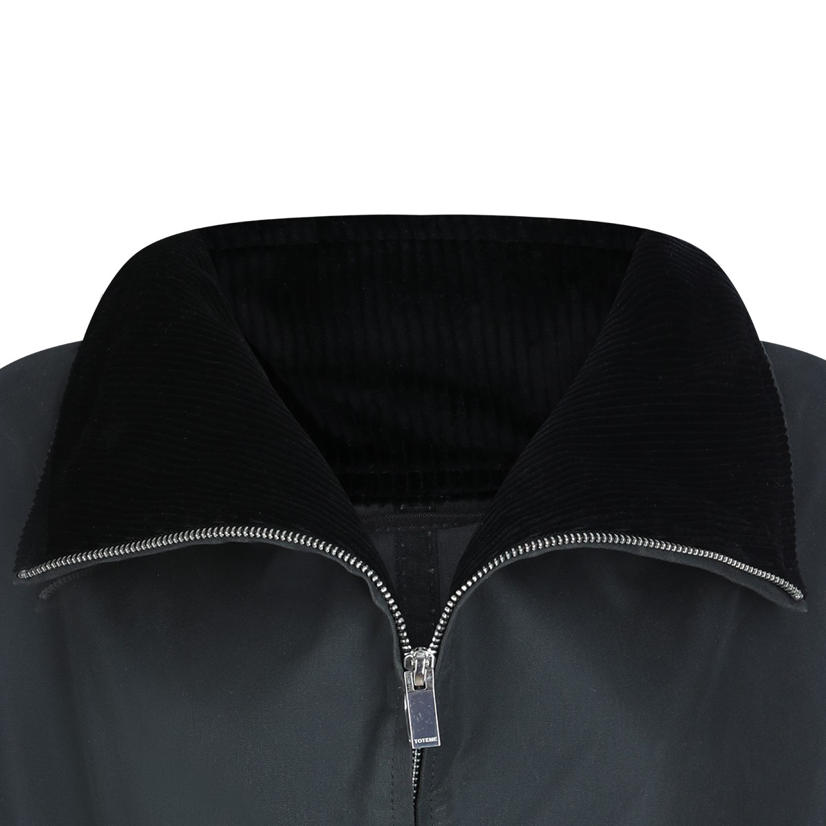 BLACK COTTON CASUAL JACKET