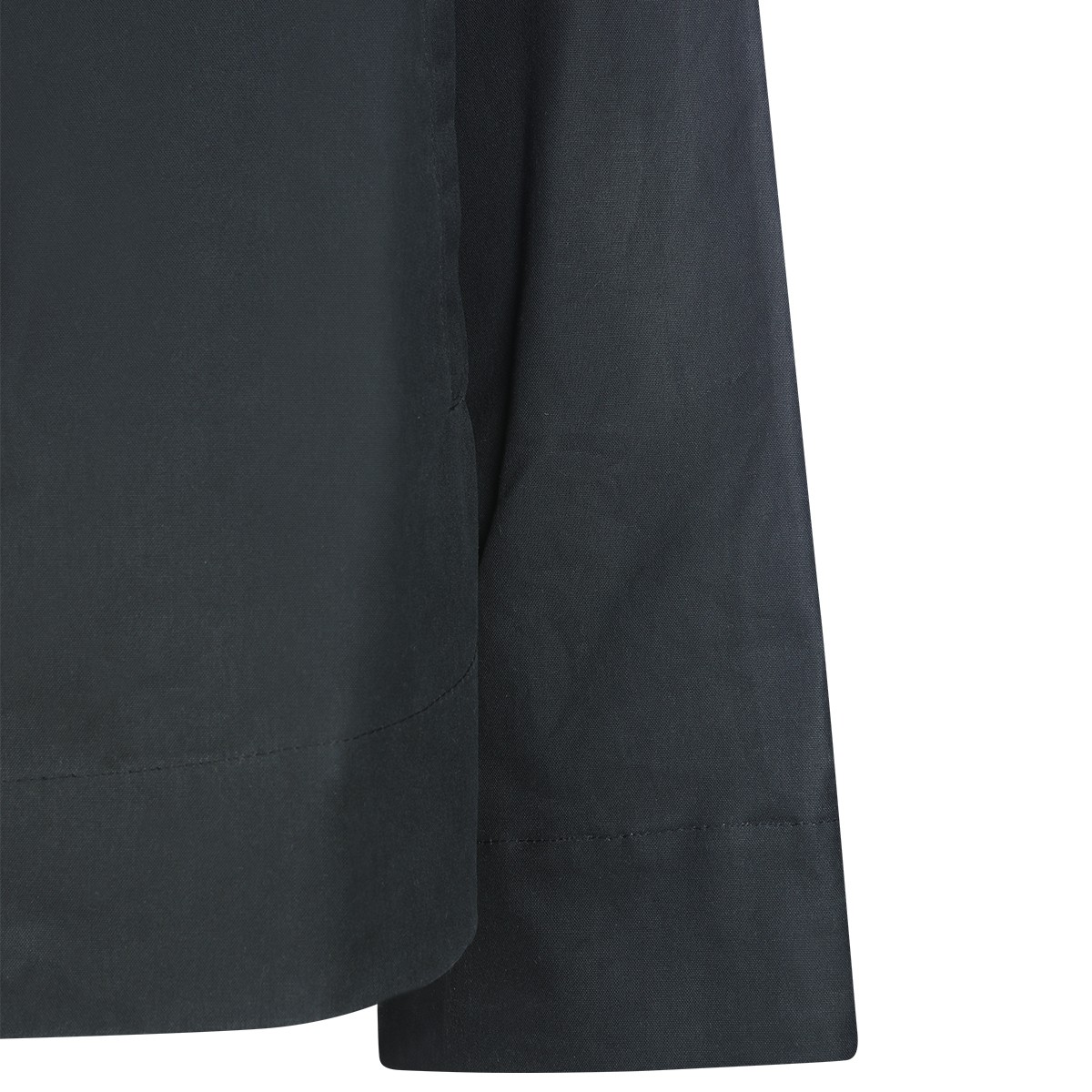 BLACK COTTON CASUAL JACKET