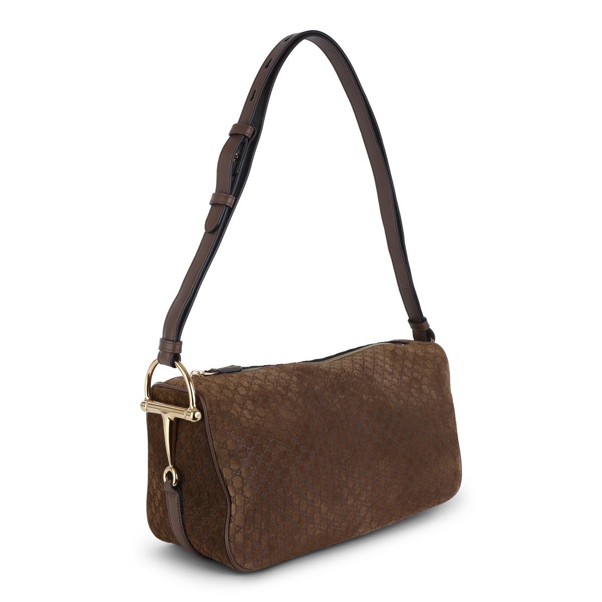 BROWN LEATHER SHOULDER BAG