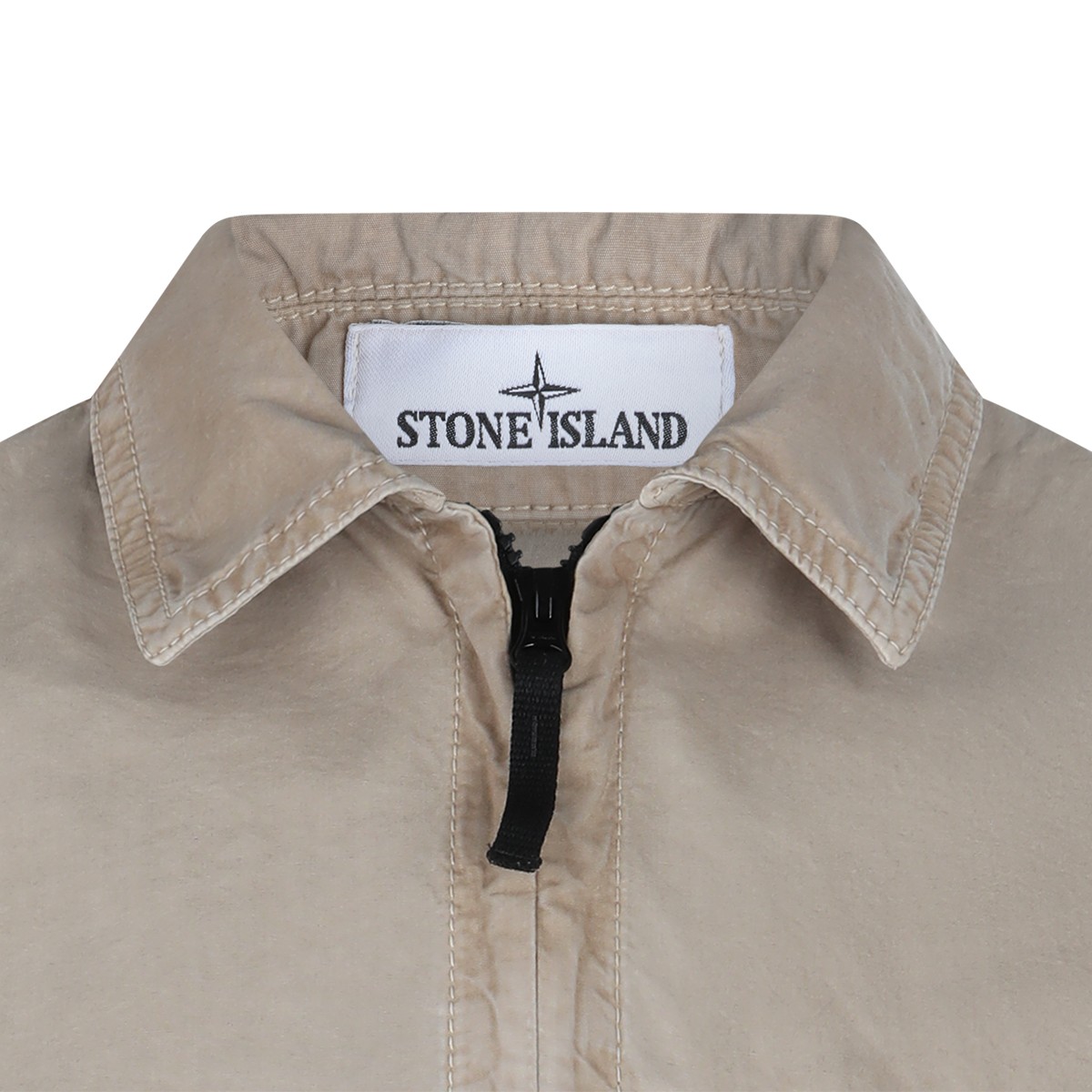 BEIGE COTTON SHIRT