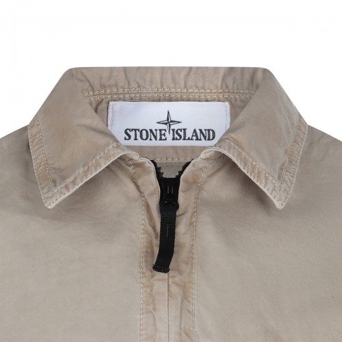 BEIGE COTTON SHIRT