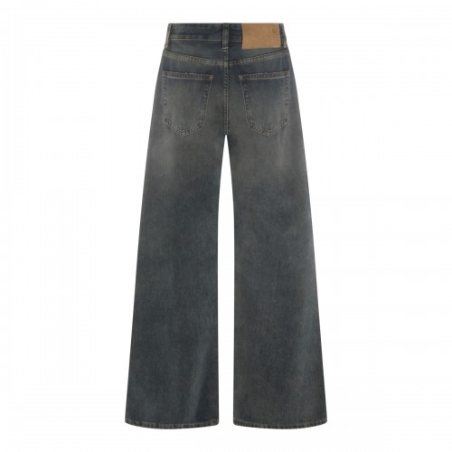GREY BLUE COTTON JEANS