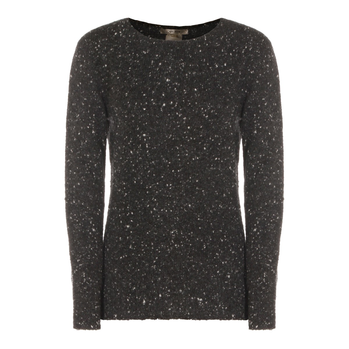 CHARCOAL MELANGE CASHMERE KNITWEAR