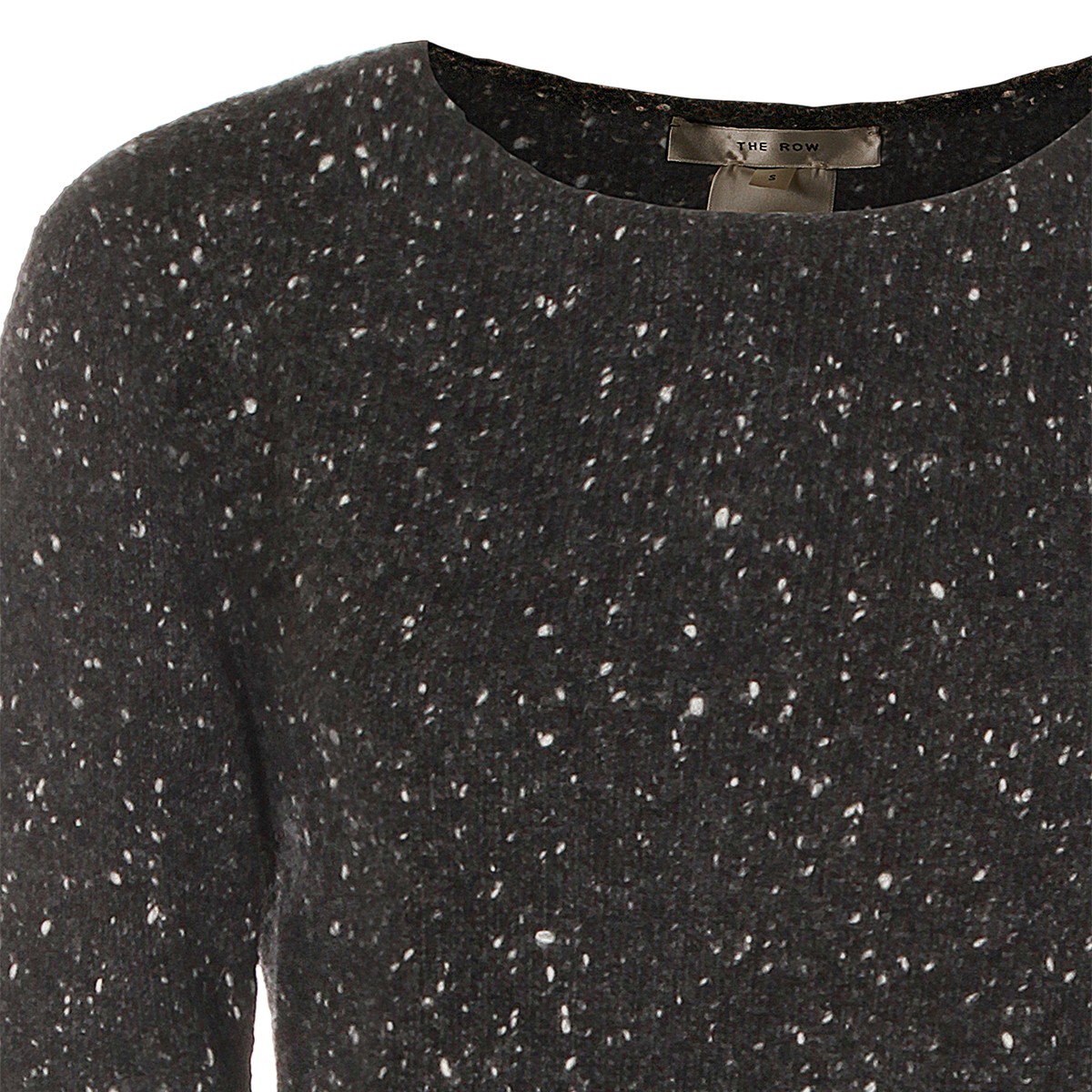 CHARCOAL MELANGE CASHMERE KNITWEAR