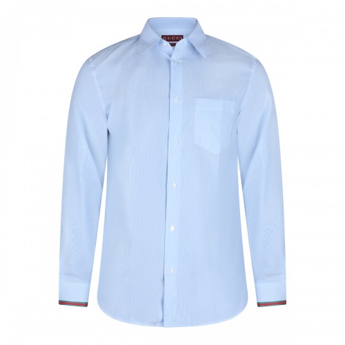 LIGHT BLUE COTTON SHIRT