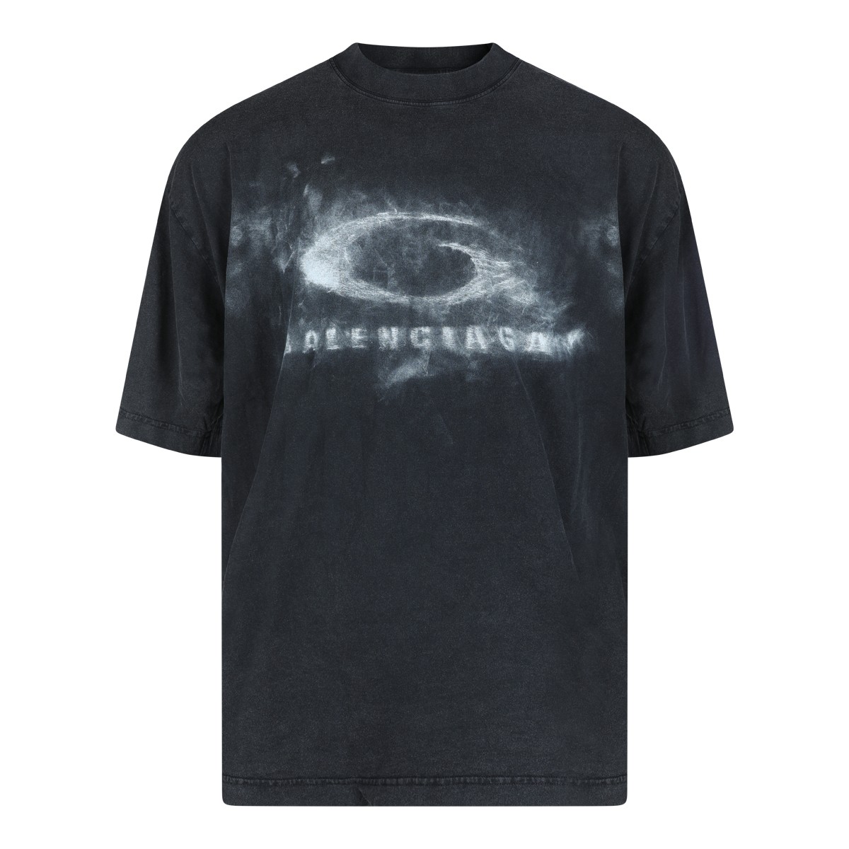 BLACK COTTON T-SHIRT