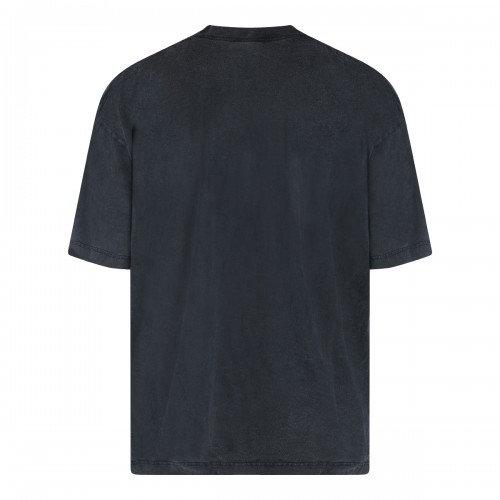 BLACK COTTON T-SHIRT
