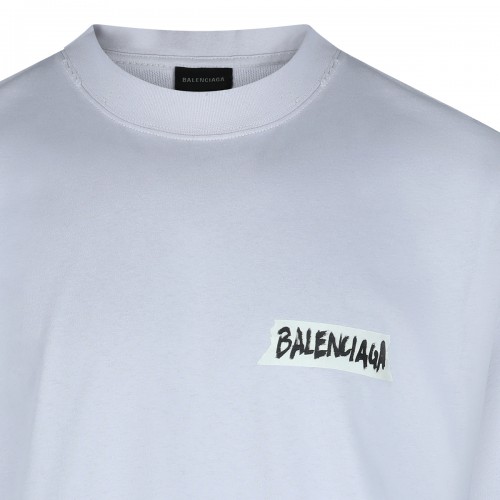 WHITE COTTON T-SHIRT