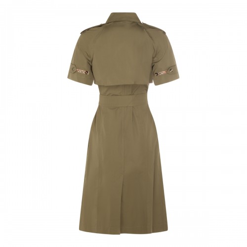 OLIVE COTTON DRESS
