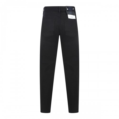 BLACK COTTON JEANS