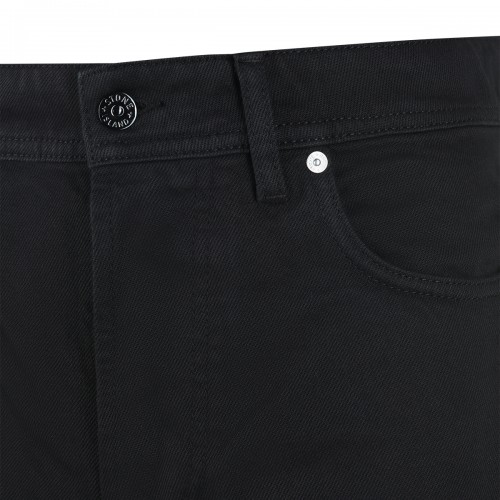 BLACK COTTON JEANS