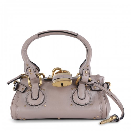 PINK LEATHER PADDINGTON TOP...