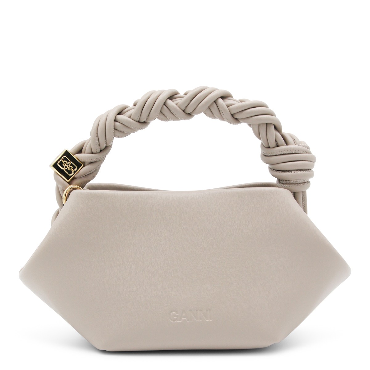 BEIGE TOP HANDLE BAG