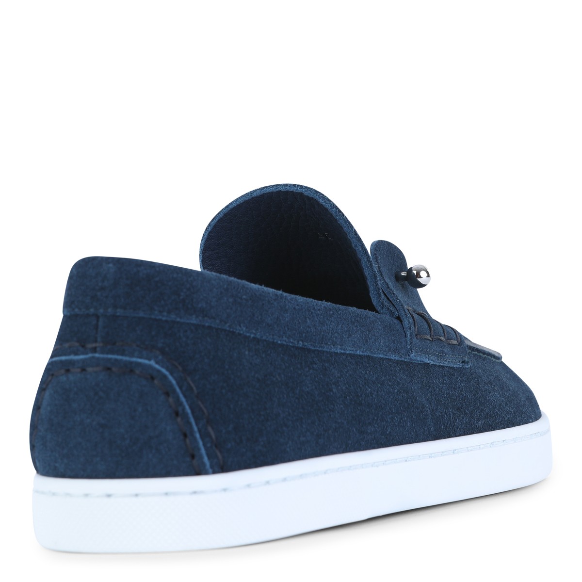 DARK BLUE LEATHER LOAFERS