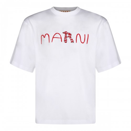 WHITE COTTON T-SHIRT