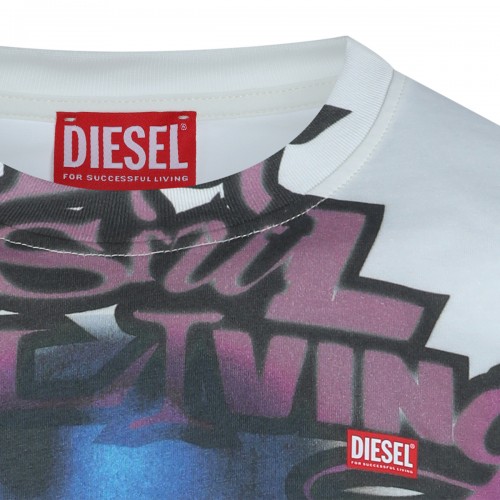 WHITE COTTON T-SHIRT