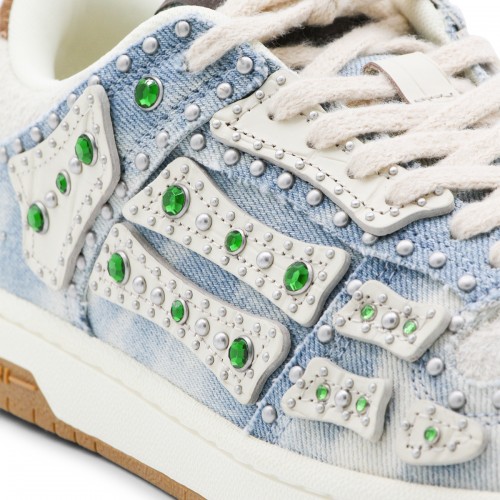 LIGHT BLUE SKEL TOP LOW SNEAKERS