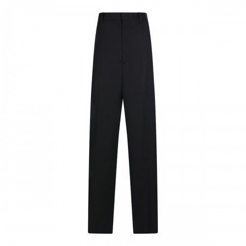 BLACK WOOL PANTS