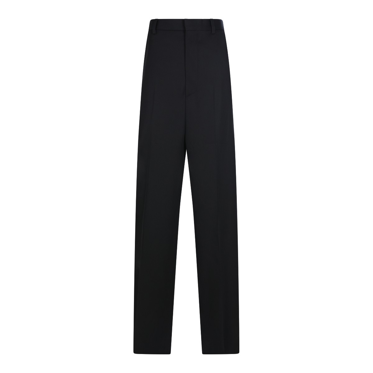 BLACK WOOL PANTS