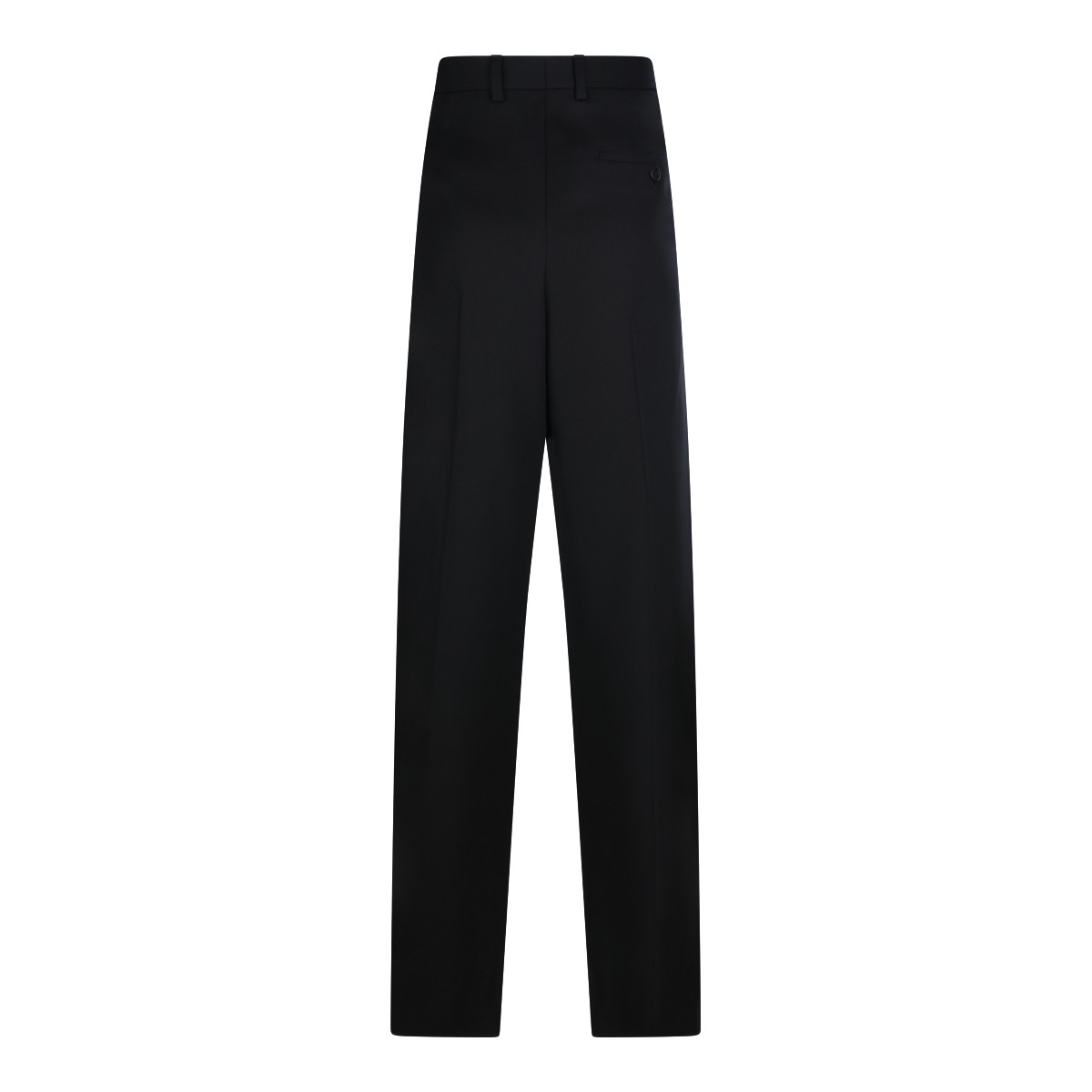 BLACK WOOL PANTS