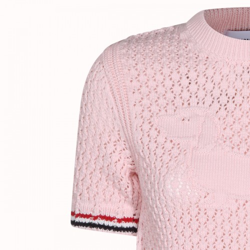 PINK COTTON KNITWEAR