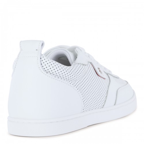 WHITE LEATHER SNEAKERS