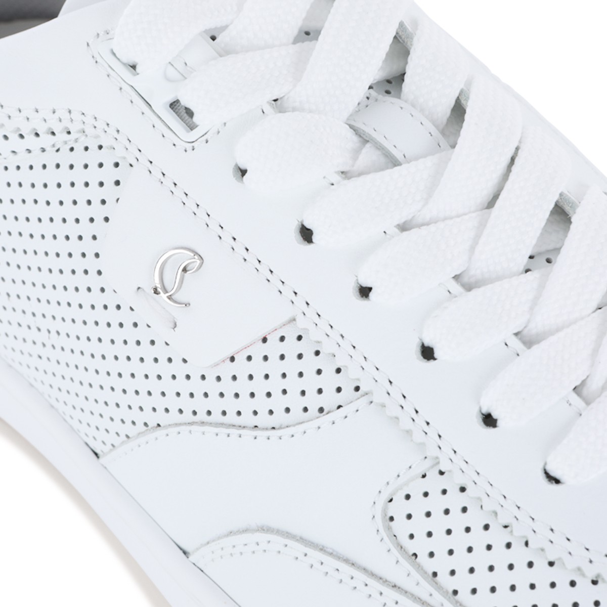 WHITE LEATHER SNEAKERS