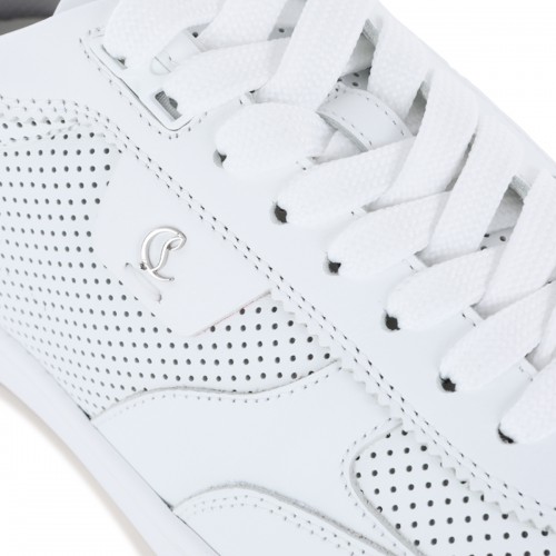 WHITE LEATHER SNEAKERS