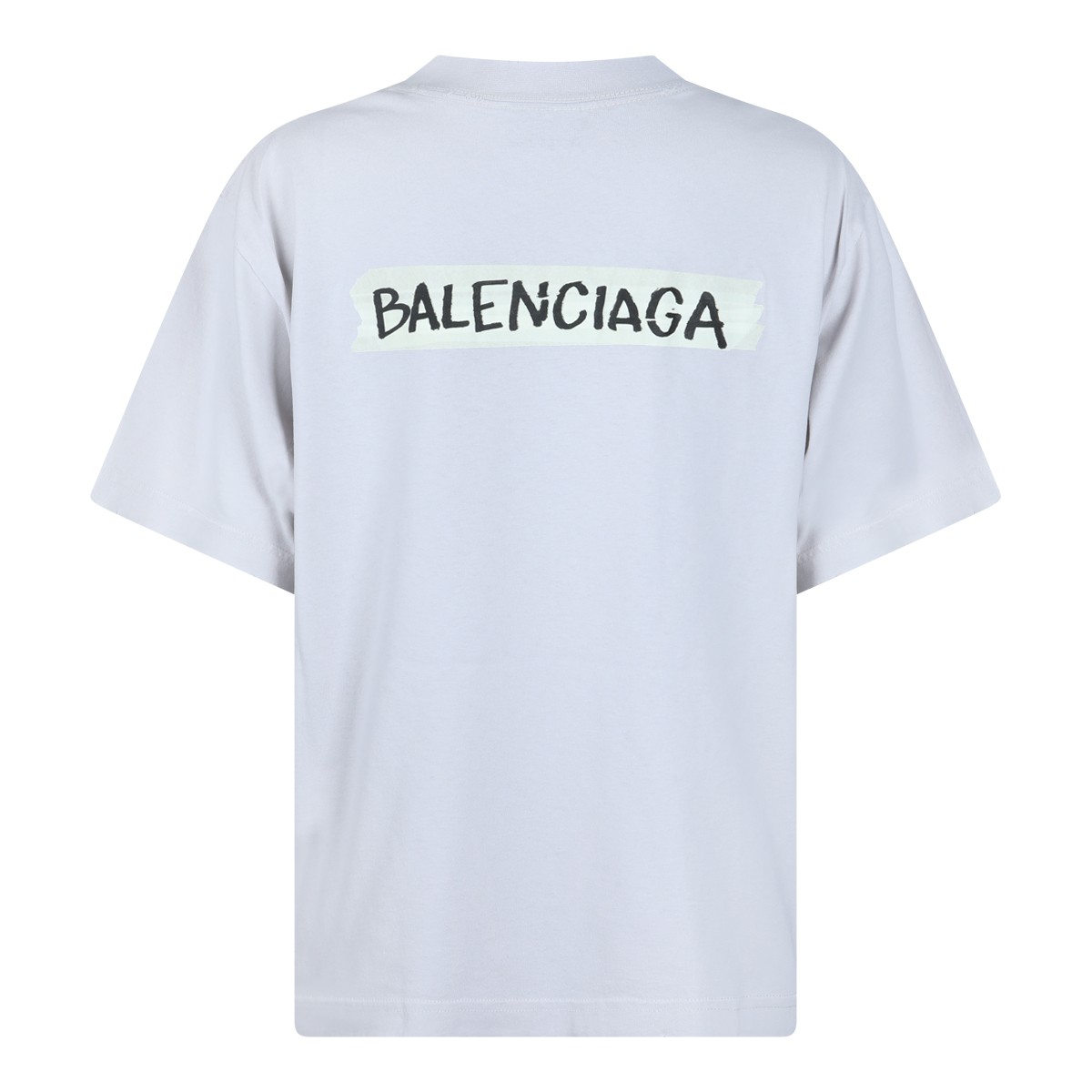 WHITE COTTON T-SHIRT