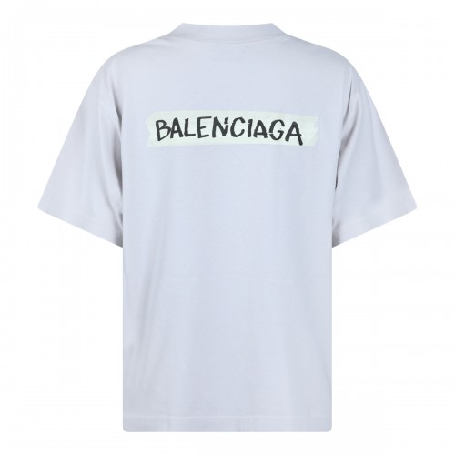 WHITE COTTON T-SHIRT