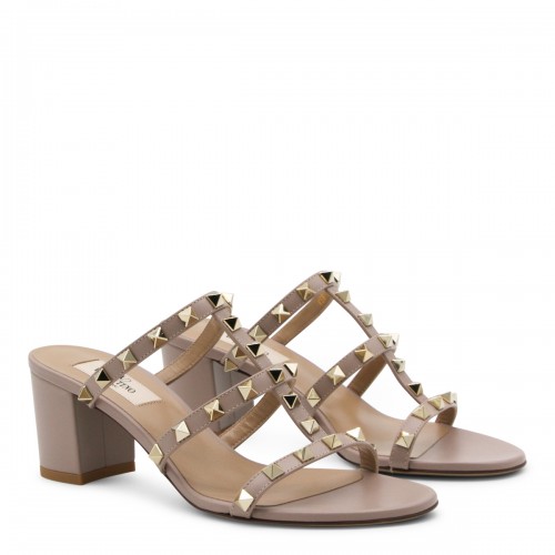 BEIGE LEATHER SANDALS 2
